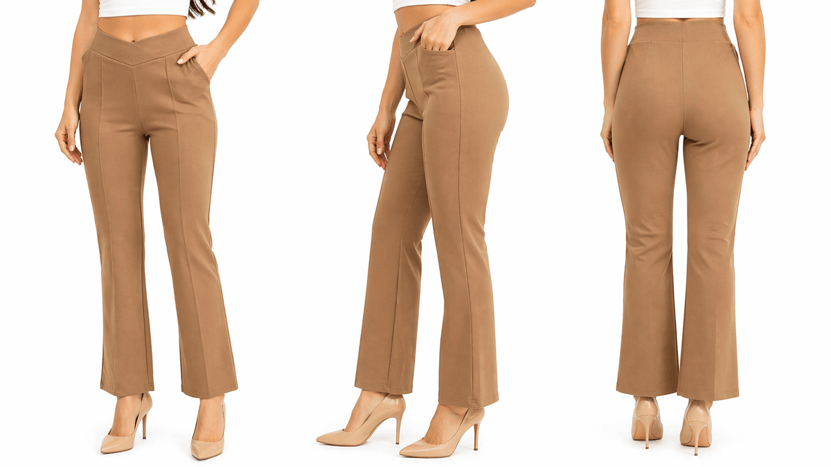 Ladies Formal Stretchable Brown Pants XXL BRBXXL7