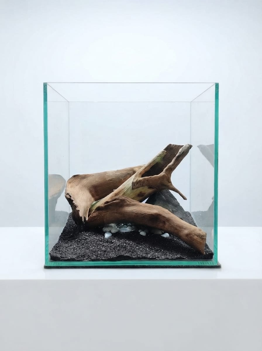 Rimless 1ft Cube Aquarium
